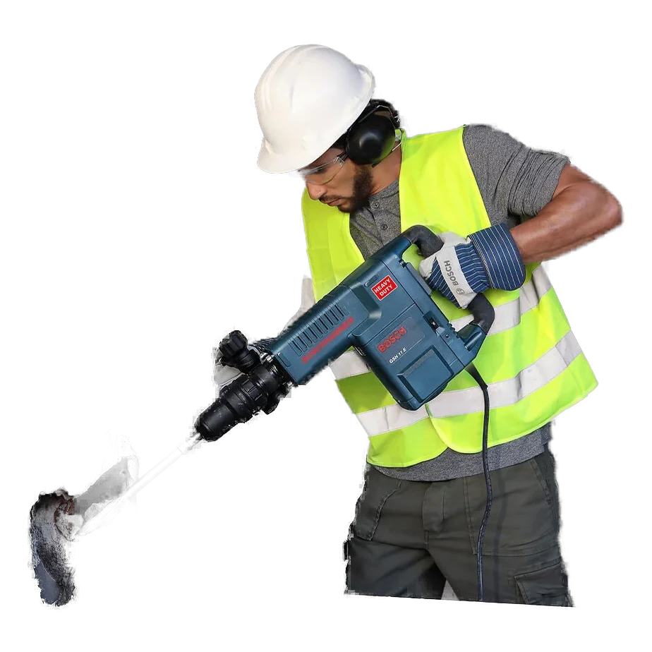 Rotomartillo demoledor Bosch GSH 11 E de 11 kg con encastre SDS Max